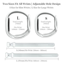Load image into Gallery viewer, Zspoly Silicone Bands for Google Fitbit Air Band, Ultra-Soft Silicone Replacement Strap, Adjustable Sweatproof Wristband for Sleep Tracking, Fitness, Running, Workout &amp; Daily Wear for Women Men, Starlight_907
