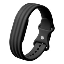 Load image into Gallery viewer, Zspoly Silicone Bands for Google Fitbit Air Band, Ultra-Soft Silicone Replacement Strap, Adjustable Sweatproof Wristband for Sleep Tracking, Fitness, Running, Workout &amp; Daily Wear for Women Men, Black_1
