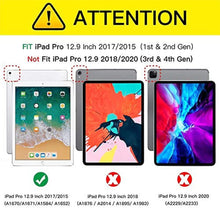 Load image into Gallery viewer, ZtotopCase for iPad Pro 12.9 Inch Case 2017/2015 (Old Model,1st &amp; 2nd Generation), Premium PU Leather Business Folio Cover with Auto Wake/Sleep, Document Card Slot, Multiple Viewing Angles,Brown_8101
