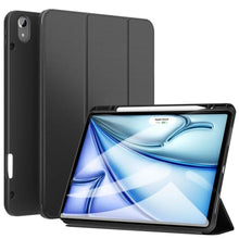 Load image into Gallery viewer, ZtotopCases for iPad Air 13 Inch Case/iPad Pro 12.9 3rd Generation 2018 with Pencil Holder, Lightweight Slim Soft TPU Back Trifold Smart Cover with Auto Sleep/Wake, Black_1
