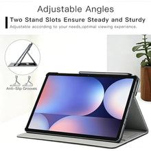 Load image into Gallery viewer, ZtotopCases for Samsung Galaxy Tab S10 Plus/ S9 Plus/ S9 FE Plus 5G 12.4'', Premium PU Leather Cover with Hand Strap/Front Pocket/S Pen Holder for Tablet S10+/S9+/S9 FE+, Black_8362
