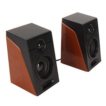 Load image into Gallery viewer, Zunate USB Computer Speakers for Desktop, Deep Bass Adjustable Volume Plug and Play, 3.5MM HiFi Computer 2 Speakers for TVs Computers Laptops Phones_1
