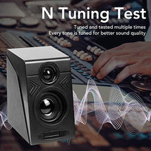 Load image into Gallery viewer, Zunate USB Computer Speakers for Desktop, Deep Bass Adjustable Volume Plug and Play, 3.5MM HiFi Computer 2 Speakers for TVs Computers Laptops Phones_1630
