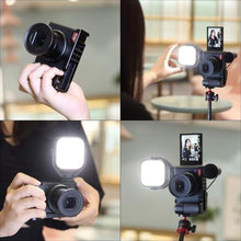 Load image into Gallery viewer, ZV-1 Camera Handle Grip Bracket for Sony ZV-1 Camera, Support Vertical Tripod Mount YouTube Video Shooting ZV1 Vlogging Accessories, w Base Microphone/Fill Light Extension Cold Shoe Mount_2524
