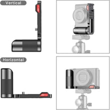 Load image into Gallery viewer, ZV-1 Camera Handle Grip Bracket for Sony ZV-1 Camera, Support Vertical Tripod Mount YouTube Video Shooting ZV1 Vlogging Accessories, w Base Microphone/Fill Light Extension Cold Shoe Mount_2525

