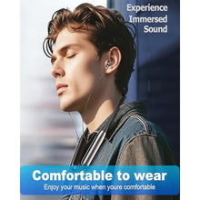 Load image into Gallery viewer, ZXQ Wireless Bluetooth Neckband Headphones 100 Hours Long Playtime,Around The Neck Bluetooth Earbuds with Microphone,Waterproof Sport Earphone,Over The Neck Headset with Storage Travel Case(Black)_4080
