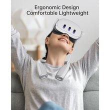 Load image into Gallery viewer, Zybervr Neck Battery Pack for Meta Quest 3S/Quest 3, 10000mAh 20W Fast Charge Battery Pack for Quest 2/3S/3 Accesories,Less Head Pressure, Extend VR Play Time - White_425
