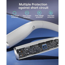 Load image into Gallery viewer, Zybervr Neck Battery Pack for Meta Quest 3S/Quest 3, 10000mAh 20W Fast Charge Battery Pack for Quest 2/3S/3 Accesories,Less Head Pressure, Extend VR Play Time - White_426
