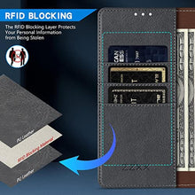 Load image into Gallery viewer, ZZXX for iPhone 15 Wallet Case with [RFID Blocking] Card Slot Kickstand Magnetic Closure Leather Flip Fold Protective Phone Case for iPhone 15 Case Wallet(Grey-6.1 inch)_7710
