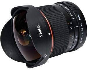 Vivitar V-8MM-N 8mm Fisheye Lens for Nikon (Black)