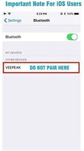 Load image into Gallery viewer, Veepeak OBDCheck BLE OBD2 Bluetooth Scanner Auto OBD II Diagnostic Scan Tool for iOS &amp; Android, Bluetooth 4.0 Car Check Engine Light Code Reader Supports Torque, OBD Fusion app
