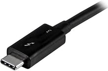Load image into Gallery viewer, StarTech.com Active 40Gbps Thunderbolt 3 Cable - 3.3ft/1m - Black - 5k 60Hz/4k 60Hz - Certified TB3 Charger Cord w/ 100W Power Delivery (TBLT3MM1MA)
