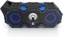 Load image into Gallery viewer, Altec Lansing Super LifeJacket Jolt with Lights, Built in Qi Wireless Charger, Waterproof, Snowproof, Shockproof and it Floats in Water, Up to 30 Hour Battery Life, Blue

