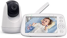 Load image into Gallery viewer, Baby Monitor, 5&quot; 720P Video Baby Monitor with Pan-Tilt-Zoom Camera, Audio and Visual Monitoring, Infrared Night Vision and Thermal Monitor?2-Way Talk, 900ft Range, 4500mAh Rechargeable Battery
