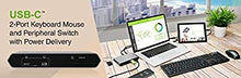 Load image into Gallery viewer, IOGEAR USB-C 2-Port Keyboard Mouse and Peripheral Switch with Power Delivery (GUS4C2), 2x4
