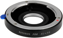 Load image into Gallery viewer, Fotodiox PRO Lens Mount Adapter, 35mm Fuji Fujica X-Mount Lenses to Nikon DSLRs Camera, FX-Nikon PRO
