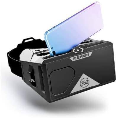 Merge AR/VR Headset - Go Anywhere - Virtual Reality Field Trips and Mixed Reality Learning - Science and STEM Ages 10 and up (Moon Grey)