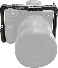 Load image into Gallery viewer, NICEYRIG Cage with Rosette Adapter for Sony Alpha 1/A7SIII/A7RIII/A7RIV/A7III/A7SII/A7RII/A7II - 399

