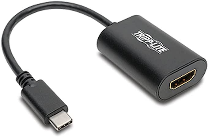 Tripp Lite USB C to HDMI Video Adapter Converter, 4K x 2K, M/F, Thunderbolt 3 Compatible USB Type C, 6