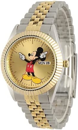 Disney Men's MM0060 Two-Tone Mickey Mouse Watch with Day and Date Movement