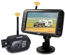 Load image into Gallery viewer, Wireless Backup Camera System, IP69K Waterproof Wireless Rear View Camera + 5’’ LCD Wireless Reversing Monitor for Trailer, RV, Trucks, Horse-Trailer, School Bus, Farm Machine,etc
