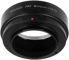 Load image into Gallery viewer, Fotodiox Pro Lens Mount Adapter, for Miranda Lens to Fujifilm X-Mount Mirrorless Cameras
