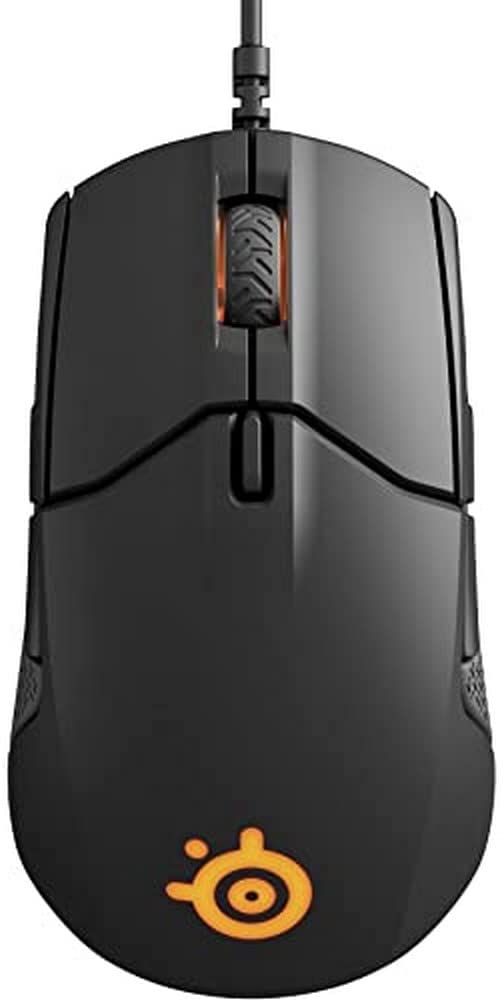 SteelSeries Sensei 310 Gaming Mouse - 12,000 CPI TrueMove3 Optical Sensor - Ambidextrous Design - Split-Trigger Buttons - RGB Lighting, Black