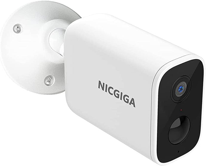 Wireless Outdoor Security Camera, NICGIGA Rechargeable Battery Powered WiFi Outdoor Security Cameras for Home Surveillance with IP65 Waterproof, 2-Way Audio, 1080P Night Vision, Motion Detection