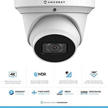 Load image into Gallery viewer, Amcrest ProHD 4K Dome Outdoor Security Camera, 4K (8-Megapixel), Analog Camera, 164ft Night Vision, IP67 Weatherproof Housing, 2.8mm Lens, 110° Wide Angle, Built-in Microphone, White (AMC4KDM28-W)
