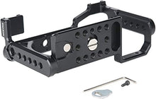 Load image into Gallery viewer, NICEYRIG Camera Cage for Sony A6100 A6400 A6500, with 1/4&#39;&#39; 3/8&#39;&#39; Locating Hole NATO Rail and Cold Shoe - 343
