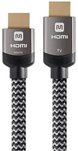 Load image into Gallery viewer, Monoprice Active High Speed HDMI Cable - 25 feet - Gray, 4K @ 60Hz 18Gbps 26AWG YUV 4:2:0 CL3 - Luxe Series Black
