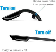 Load image into Gallery viewer, Wireless Mouse Foldable Folding Mice for Microsoft Laptop PC Mac
