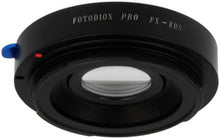 Load image into Gallery viewer, Fotodiox PRO Lens Mount Adapter, 35mm Fuji Fujica X-Mount Lenses to Canon EOS EF Mount DSLR Camera Body
