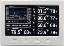 Load image into Gallery viewer, Ambient Weather WS-3000-X5 Thermo-Hygrometer Wireless Monitor w/ 5 Remote Sensors - Logging, Graphing, Alarming, Radio Controlled Clock
