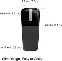 Load image into Gallery viewer, Wireless Mouse Foldable Folding Mice for Microsoft Laptop PC Mac
