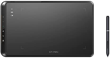 XP-Pen Star05 V2 Wireless 2.4G Graphics Drawing Tablet Digital Tablet Painting Board with Touch Hot Keys and Battery-Free Passive Stylus