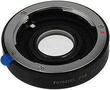 Load image into Gallery viewer, Fotodiox PRO Lens Mount Adapter, 35mm Fuji Fujica X-Mount Lenses to Canon EOS EF Mount DSLR Camera Body
