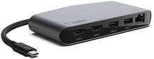 Load image into Gallery viewer, Belkin Thunderbolt 3 Dock Mini W/ Thunderbolt 3 Cable (Thunderbolt Dock for MacOS and Windows USB-C Laptops, Dual 4K @60Hz, 40Gbps Transfer Speeds), Thunderbolt Mini
