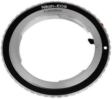 Load image into Gallery viewer, Fotodiox Lens Mount Adapter Compatible with Nikon Nikkor F Mount D/SLR Lens to Canon EOS (EF, EF-S) Mount D/SLR Camera Body - with Gen10 Focus Confirmation Chip
