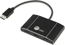 Load image into Gallery viewer, SIIG MST Hub DisplayPort 1.4 to 1x HDMI, 2X DisplayPort Splitter, Multi Stream Transport Hub HDMI, DisplayPort Hub Video Splitter, DisplayPort Daisy Chain Monitor Adapter, Windows Only (CE-DP0N11-S1)
