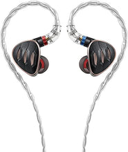 Load image into Gallery viewer, FiiO FH5s Headphone Wired 2BA+2DD High Resolution Hybrid in-Ear HiFi Earphones with MMCX High-Purity Cable, comes with2.5mm/3.5mm/4.4mm Swappable Plug(black)
