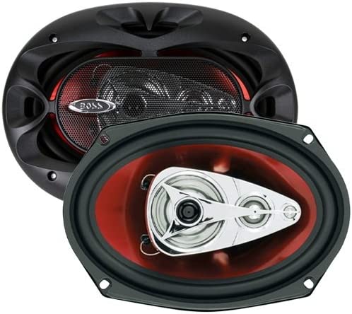 BOSS Audio Systems CH6940 Car Speakers - 500 Watts Of Power Per Pair And 250 Watts Each, 6 x 9 Inch , Full Range, 4 Way, Sold in Pairs, Easy Mounting
