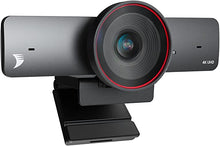 Load image into Gallery viewer, 4K Webcam with Microphone, Web Camera, 106° Wide-Angle Lens, WDR, Dual mics, AI Noise Cancellation, 8X Digital Zoom, USB Webcam 4K, Ideal for Professional Meeting, Video Conference,Remote Education.
