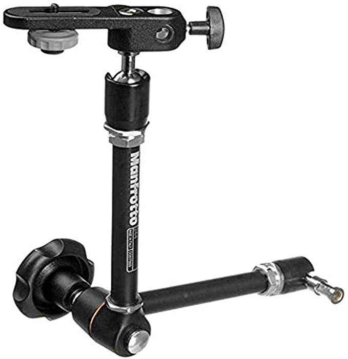 Manfrotto 244 Variable Friction Magic Arm with Camera Bracket - Replaces 2929,Black