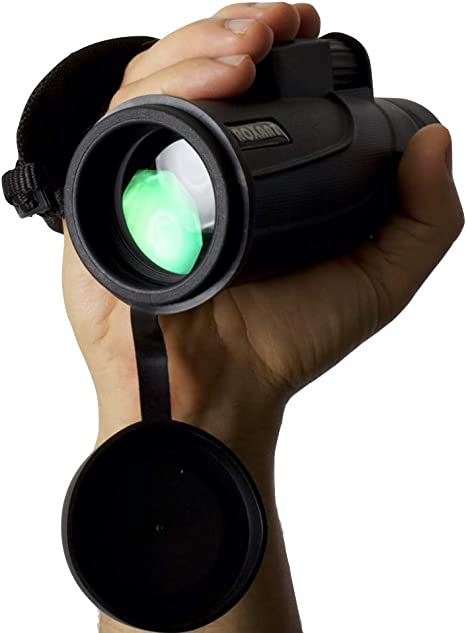 Roxant Falcon Monocular Telescope - High Definition BAK4 Focusing Scope - Includes Monocular, Phone Adapter, Mini Tripod, Case & Lens Cap