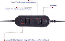 Load image into Gallery viewer, USB Headset with Microphone for Computer Laptop Noise Cancelling Headphone with Dragon Dictation Mic for PC Softphones Microsoft Teams Zoom Chat Online Teaching Webex Conference Calls Remote Office
