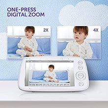 Load image into Gallery viewer, Baby Monitor, 5&quot; 720P Video Baby Monitor with Pan-Tilt-Zoom Camera, Audio and Visual Monitoring, Infrared Night Vision and Thermal Monitor?2-Way Talk, 900ft Range, 4500mAh Rechargeable Battery
