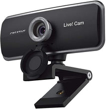 Load image into Gallery viewer, Creative Live! Cam Sync 1080p Full HD Wide-Angle USB Webcam with Dual Built-in Mic, Privacy Lens Cap, Universal Tripod Mount, High-res Video Calling, Recording, and Streaming Camera for PC or Mac
