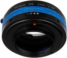 Load image into Gallery viewer, Fotodiox Pro Lens Mount Adapter, Nikon G Lens to Fujifilm X Camera Body (X-Mount), for Fujifilm X-Pro1, X-E1
