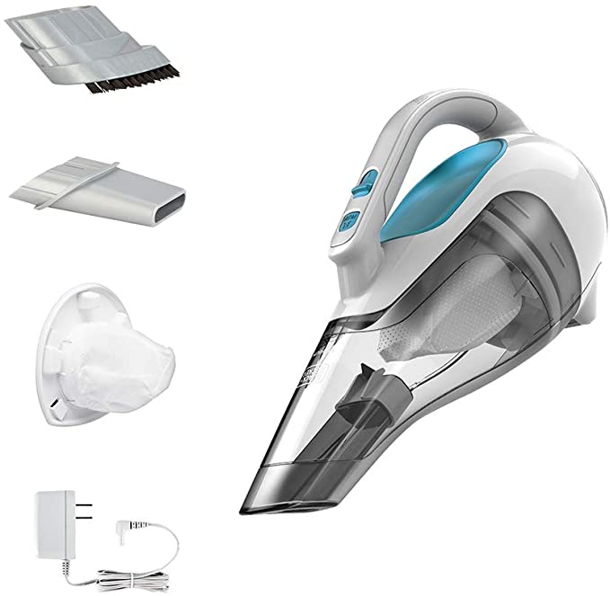 BLACK+DECKER dustbuster Cordless Handheld Vacuum, Flexi Blue/Grey/White (HHVI315JO42)